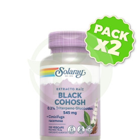 Pack 2x Black Cohosh 120 Cápsulas Solaray