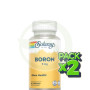 Pack 2x Boro Citrato 500Mg. 60 Cápsulas Vegetales Solaray