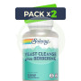 Pack 2x Yeast Cleanse Plus Berberine 90 Cápsulas Solaray