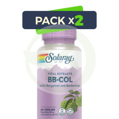 Pack 2x Bb-Col (Bergamotto e Berberina) 60 Capsule Solaray