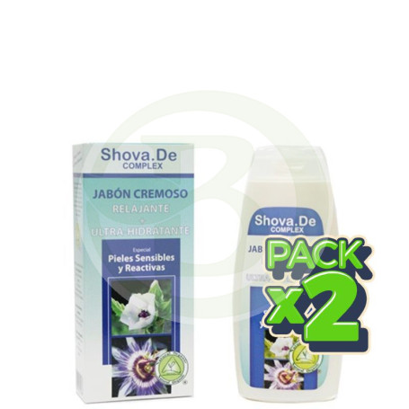 Pack 2x Jabón Cremoso Relajante 250Ml. Shova De