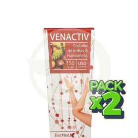 Pack 2x Venactiv Gel Piernas 150Ml. Dietmed