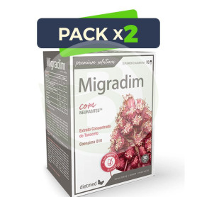 Pack 2x Migradim 60 Cápsulas Dietmed