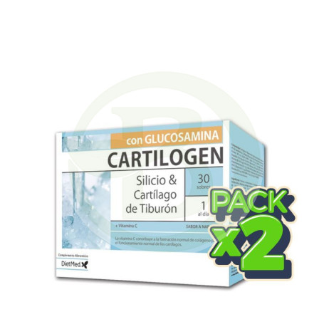 Pack 2x Cartilogen 30 Sobres Dietmed