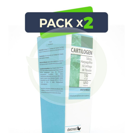 Pack 2x Cartilogen Gel 150Ml. Dietmed