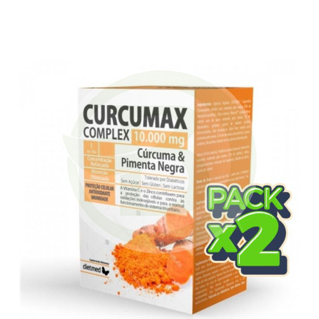 Pack 2x Curcumega Complex 30 Cápsulas Dietmed