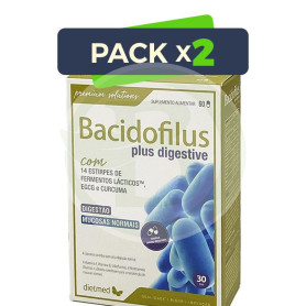 Pack 2x Bacidofilus 60 Cápsulas Dietmed