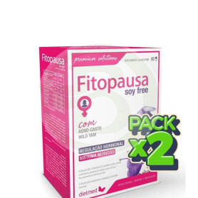 Pack 2x Fitopausa Soy Free 60 Cápsulas Dietmed