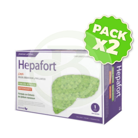Pack 2x Hepafort 20 Viales Dietmed