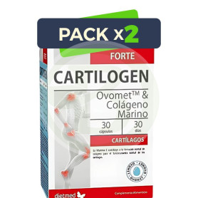 Pack 2x Cartilogen Forte 30 Capsulas Dietmed