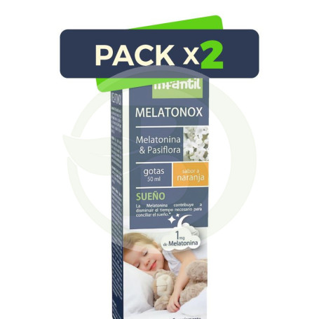 Pack 2x Melatonox Infantil Solución Oral 50Ml Dietmed