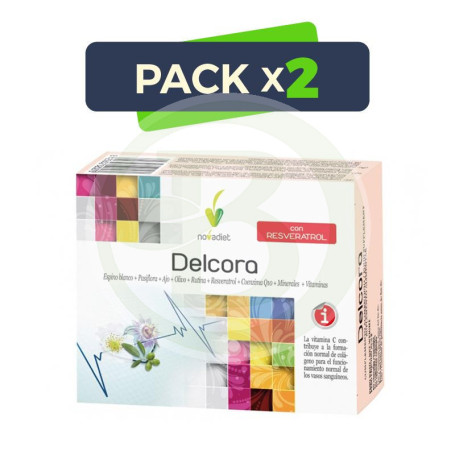 Pack 2x Delcora 60 Cápsulas Novadiet
