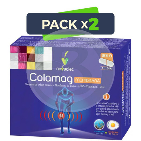 Pack 2x Colamag Membrana 30 Cápsulas Novadiet