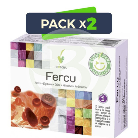 Pack 2x Fercu 60 Cápsulas Novadiet