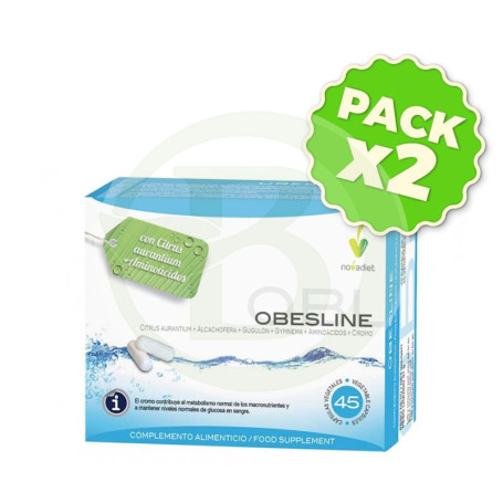 Pack 2x Obesline 45 Cápsulas Novadiet