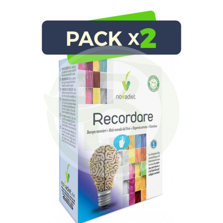 Pack 2x Recordare 30 Cápulas Novadiet