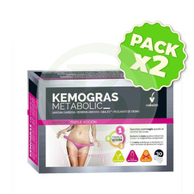 Pack 2x Kemogras Metabolic 30 Cápsulas Nova Diet
