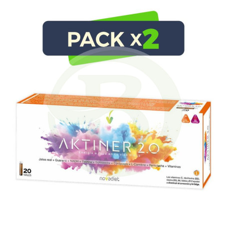 Pack 2x Aktiner 2.0 20 Viales Nova Diet