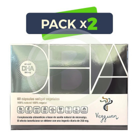 Pack 2x Dha Omega 3 60 Cápsulas Veggunn