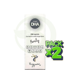 Pack 2x Omega 3Dha 30Ml. veggunn