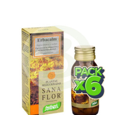 Pack 6x Sanaflor Compresse 2 Erbacalm 30Gr. Santiveri