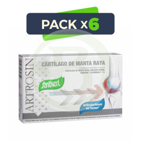Pack 6x Artrosin Cartílago Manta Raya 60 Cápsulas Santiveri
