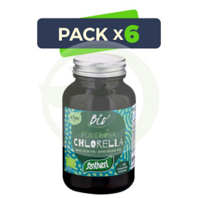 Pack 6x Alga Chlorella Bio 118 Comprimidos Santiveri