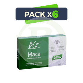 Pack 6x Maca Bio 60 Cápsulas Santiveri