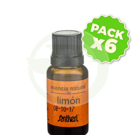 Pack 6x Aceite Esencial de Limón 14Ml. Santiveri