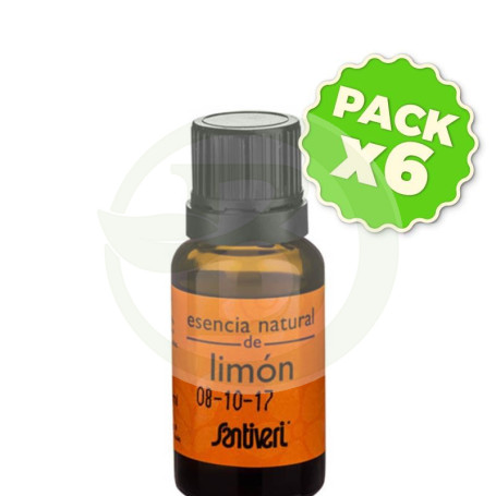 Pack 6x Aceite Esencial de Limón 14Ml. Santiveri