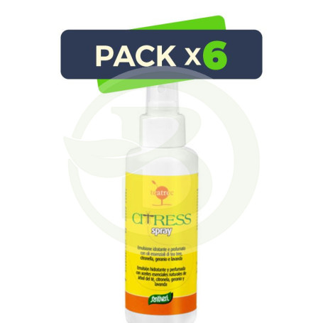 Pack 6x Citress Spray 100Ml. Santiveri