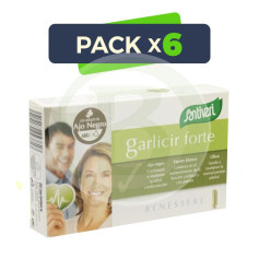 Pack 6x Garlicir Forte 40 Capsule Santiveri