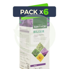 Pack 6x Bilixir Sciroppo 240Ml. Santiveri