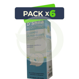 Pack 6x Champú Ultra-Suave Pediatric 100Ml. Shila