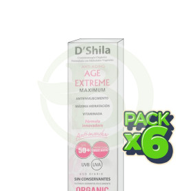 Pack 6x Age Extreme Maximum SPF50+ 50Ml. Shila