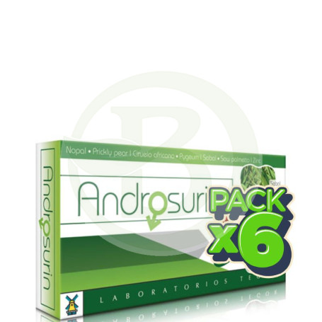 Pack 6x Androsurin 40 Cápsulas Tegor