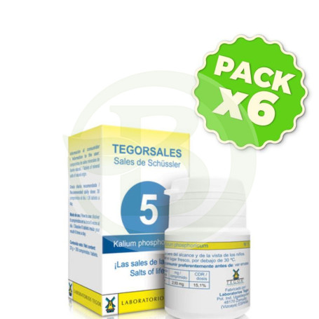 Pack 6x Tegorsal 5 20Gr. Tegor
