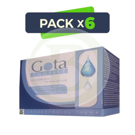 Pack 6x Gota Complex 20 Sobres Tegor