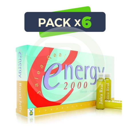 Pack 6x Jalea Real Energy 2000 20 Viales Tegor