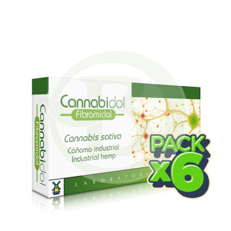 Pack 6x Fibromidol 40 Cápsulas Tegor
