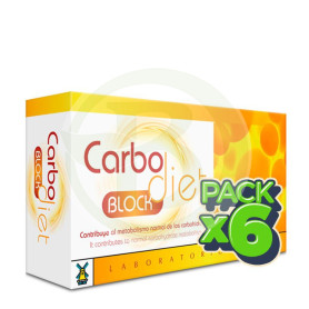 Pack 6x Carbodiet Block 60 Cápsulas Tegor