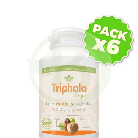 Pack 6x Triphala 60 Cápsulas Tegor