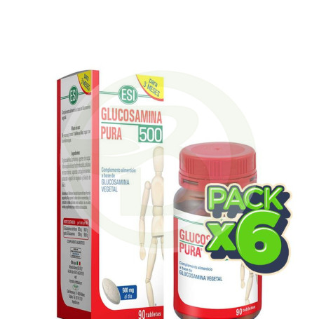 Pack 6x NoDol Glucosamina Pura 500 90 Tabletas ESI - Trepat Diet