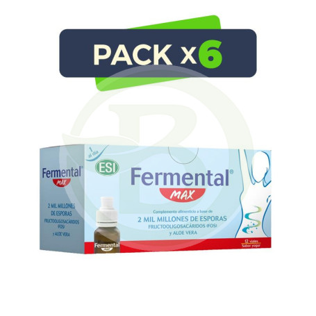Pack 6x Fermental Max 12 Viales ESI - Trepat Diet
