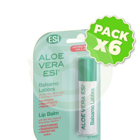 Pack 6x Stick de Labios de Aloe Vera 5,7Ml. Esi