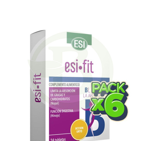 Pack 6x Fit Bloquea Urto 24 Tabletas Esi