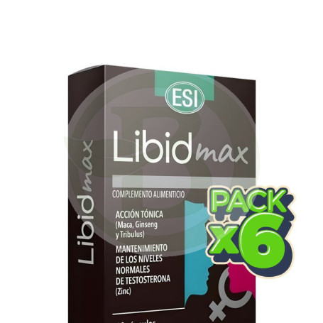 Pack 6x Libidmax 10 Cápsulas Esi