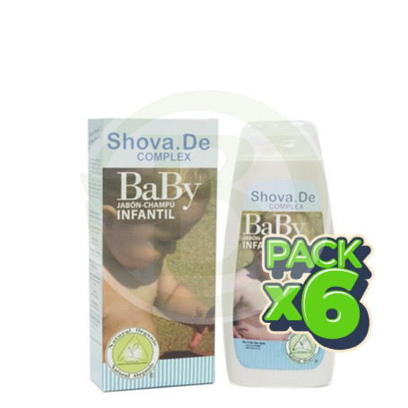 Pack 6x Jabón Baby 250Ml. Shova De