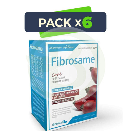 Pack 6x Fibrosame 30 Comprimidos Dietmed