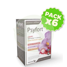 Pack 6x Psyfort Iridrafan 30 Cápsulas Dietmed